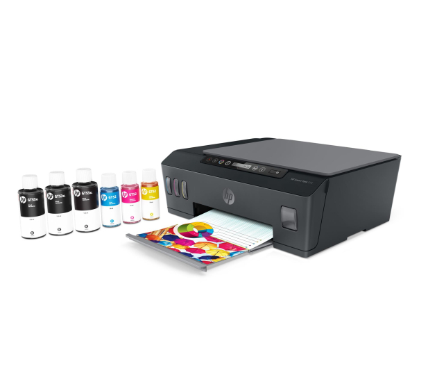 HP Smart Tank 515 Atrament Wi-Fi BLE Kolor (1TJ09A) - 1457667 - zdjęcie 2